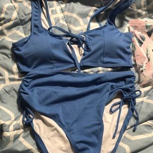 Peek a boo top bikini